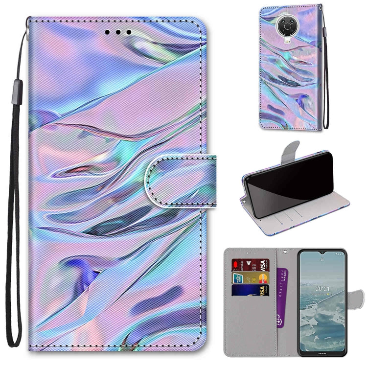 Coloured Drawing Cross Texture Horizontal Flip PU Leather Case with Holder & Card Slots & Wallet & Lanyard, For Nokia G20 / G10 / 6.3