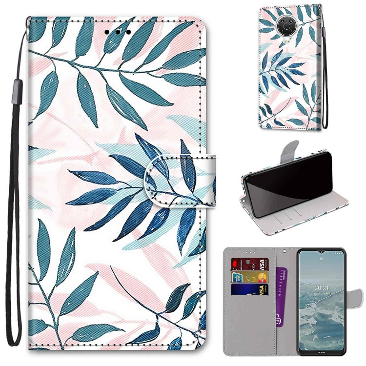 Coloured Drawing Cross Texture Horizontal Flip PU Leather Case with Holder & Card Slots & Wallet & Lanyard, For Nokia G20 / G10 / 6.3