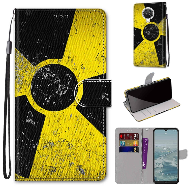 Coloured Drawing Cross Texture Horizontal Flip PU Leather Case with Holder & Card Slots & Wallet & Lanyard, For Nokia G20 / G10 / 6.3