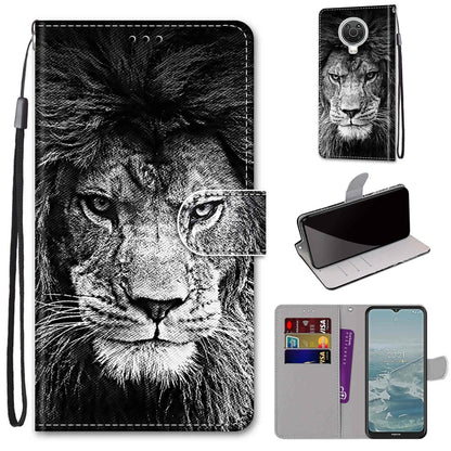 Coloured Drawing Cross Texture Horizontal Flip PU Leather Case with Holder & Card Slots & Wallet & Lanyard, For Nokia G20 / G10 / 6.3