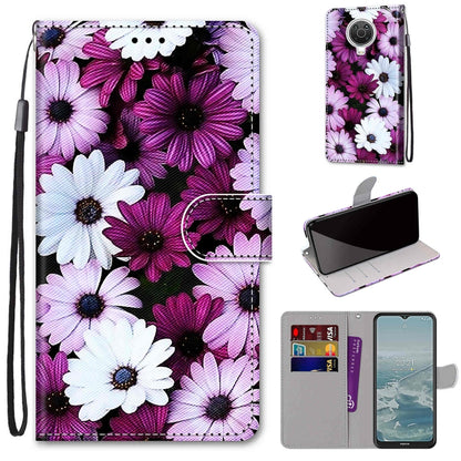 Coloured Drawing Cross Texture Horizontal Flip PU Leather Case with Holder & Card Slots & Wallet & Lanyard, For Nokia G20 / G10 / 6.3