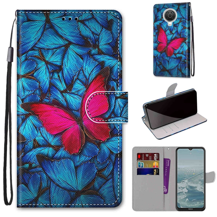 Coloured Drawing Cross Texture Horizontal Flip PU Leather Case with Holder & Card Slots & Wallet & Lanyard, For Nokia G20 / G10 / 6.3