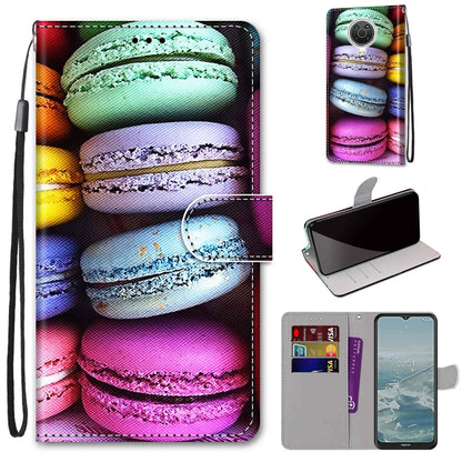 Coloured Drawing Cross Texture Horizontal Flip PU Leather Case with Holder & Card Slots & Wallet & Lanyard, For Nokia G20 / G10 / 6.3
