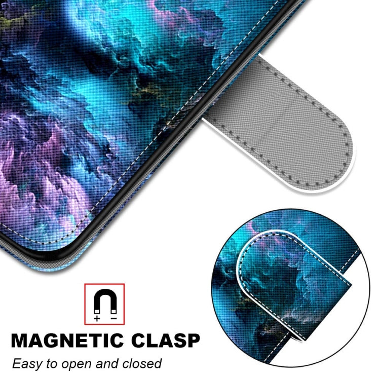 Coloured Drawing Cross Texture Horizontal Flip PU Leather Case with Holder & Card Slots & Wallet & Lanyard, For OPPO A72 5G / A73 5G / A53 5G