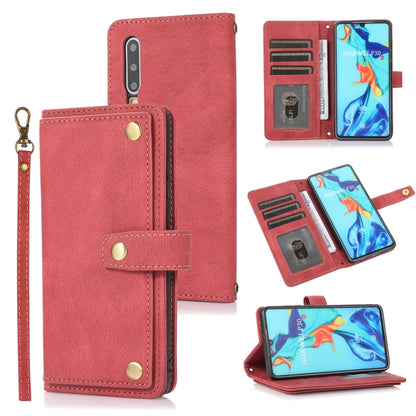 PU + TPU Horizontal Flip Leather Case with Holder & Card Slot & Wallet & Lanyard, For Huawei P20 Lite, For Huawei P30, For Xiaomi Mi 11 Pro, For Xiaomi Redmi K40