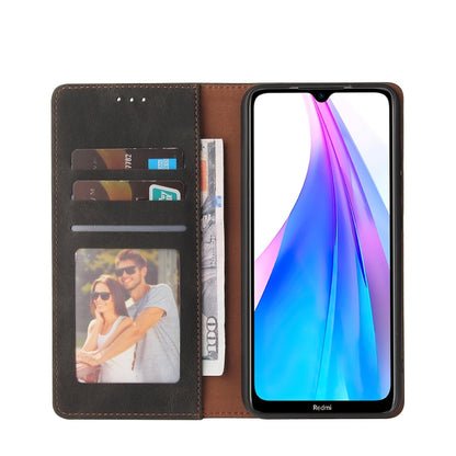 Simple Suction Closure Horizontal Flip Leather Case with Holder & Card Slot & Wallet, For Xiaomi Redmi Note 8T, For Xiaomi Redmi Note 9 / 10X 4G, For Xiaomi Redmi Note 8, For Xiaomi Redmi Note 8 Pro, For Xiaomi Redmi Note 10, For Xiaomi Redmi Note 10 Pro