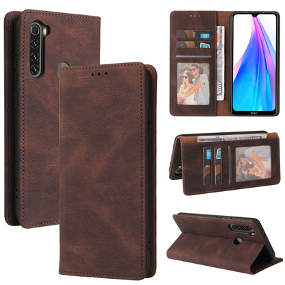 Simple Suction Closure Horizontal Flip Leather Case with Holder & Card Slot & Wallet, For Xiaomi Redmi Note 8T, For Xiaomi Redmi Note 9 / 10X 4G, For Xiaomi Redmi Note 8, For Xiaomi Redmi Note 8 Pro, For Xiaomi Redmi Note 10, For Xiaomi Redmi Note 10 Pro