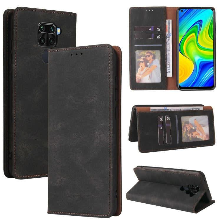Simple Suction Closure Horizontal Flip Leather Case with Holder & Card Slot & Wallet, For Xiaomi Redmi Note 8T, For Xiaomi Redmi Note 9 / 10X 4G, For Xiaomi Redmi Note 8, For Xiaomi Redmi Note 8 Pro, For Xiaomi Redmi Note 10, For Xiaomi Redmi Note 10 Pro