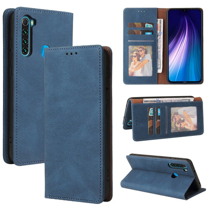 Simple Suction Closure Horizontal Flip Leather Case with Holder & Card Slot & Wallet, For Xiaomi Redmi Note 8T, For Xiaomi Redmi Note 9 / 10X 4G, For Xiaomi Redmi Note 8, For Xiaomi Redmi Note 8 Pro, For Xiaomi Redmi Note 10, For Xiaomi Redmi Note 10 Pro