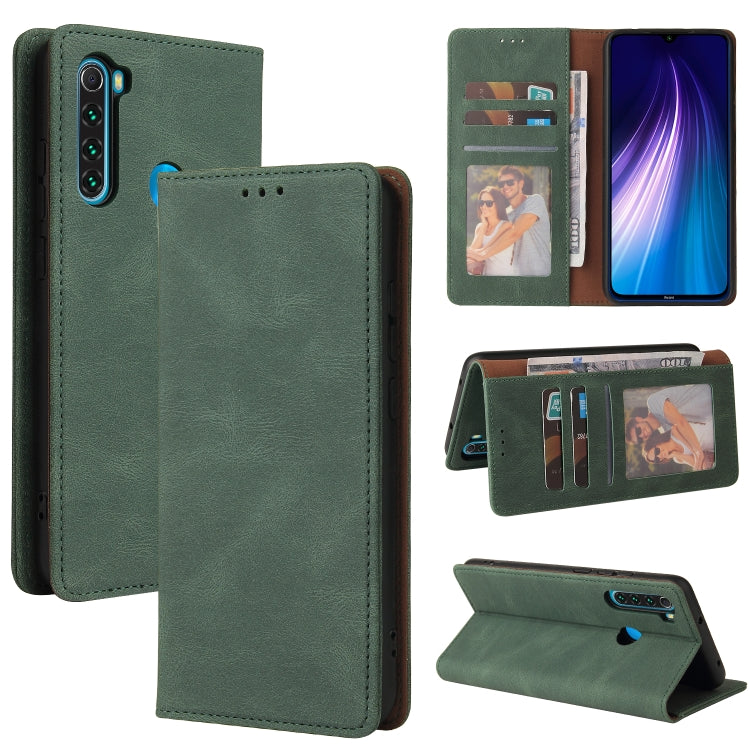 Simple Suction Closure Horizontal Flip Leather Case with Holder & Card Slot & Wallet, For Xiaomi Redmi Note 8T, For Xiaomi Redmi Note 9 / 10X 4G, For Xiaomi Redmi Note 8, For Xiaomi Redmi Note 8 Pro, For Xiaomi Redmi Note 10, For Xiaomi Redmi Note 10 Pro