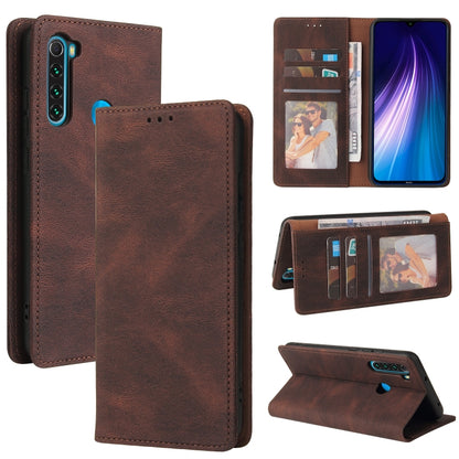 Simple Suction Closure Horizontal Flip Leather Case with Holder & Card Slot & Wallet, For Xiaomi Redmi Note 8T, For Xiaomi Redmi Note 9 / 10X 4G, For Xiaomi Redmi Note 8, For Xiaomi Redmi Note 8 Pro, For Xiaomi Redmi Note 10, For Xiaomi Redmi Note 10 Pro