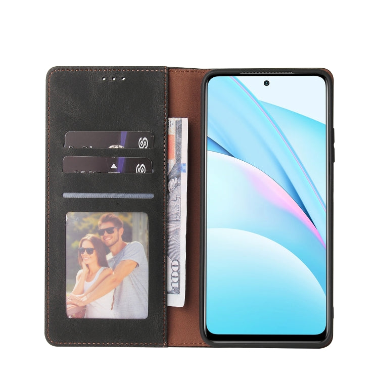 Simple Suction Closure Horizontal Flip Leather Case with Holder & Card Slot & Wallet, For Xiaomi Mi 10T Lite 5G, For Xiaomi Poco M3
