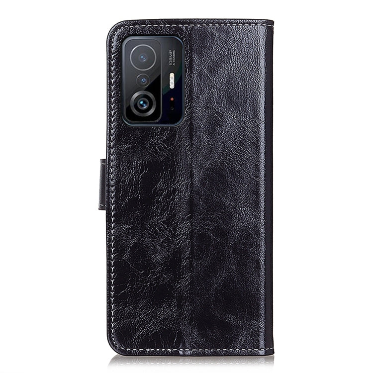 Retro Crazy Horse Texture Horizontal Flip Leather Case with Holder & Card Slots & Photo Frame & Wallet, For Xiaomi Mi 11T / 11T Pro