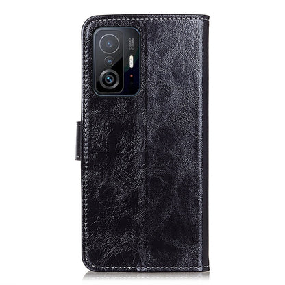 Retro Crazy Horse Texture Horizontal Flip Leather Case with Holder & Card Slots & Photo Frame & Wallet, For Xiaomi Mi 11T / 11T Pro