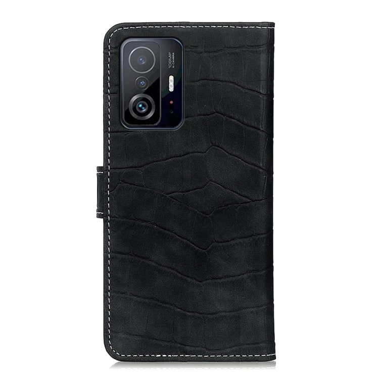 Crocodile Texture Horizontal Flip Leather Case with Holder & Card Slots & Wallet, For Xiaomi Mi 11T / 11T Pro