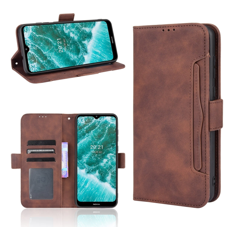 Skin Feel Calf Pattern Horizontal Flip Leather Case with Holder & Card Slots & Photo Frame, For Google Pixel 5a 5G, For Xiaomi Redmi 10, For Nokia C30, For Samsung Galaxy M21 2021