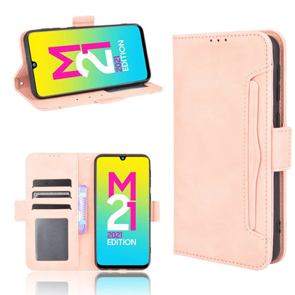 Skin Feel Calf Pattern Horizontal Flip Leather Case with Holder & Card Slots & Photo Frame, For Google Pixel 5a 5G, For Xiaomi Redmi 10, For Nokia C30, For Samsung Galaxy M21 2021