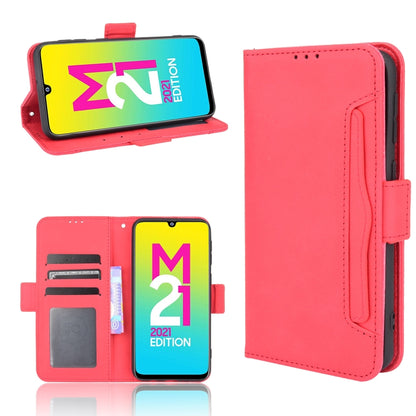 Skin Feel Calf Pattern Horizontal Flip Leather Case with Holder & Card Slots & Photo Frame, For Google Pixel 5a 5G, For Xiaomi Redmi 10, For Nokia C30, For Samsung Galaxy M21 2021
