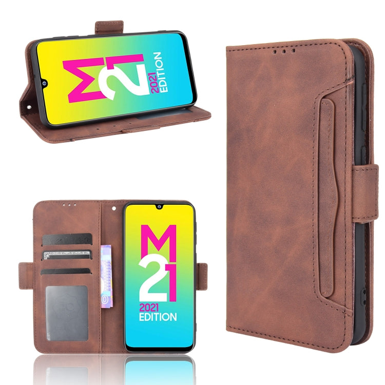 Skin Feel Calf Pattern Horizontal Flip Leather Case with Holder & Card Slots & Photo Frame, For Google Pixel 5a 5G, For Xiaomi Redmi 10, For Nokia C30, For Samsung Galaxy M21 2021