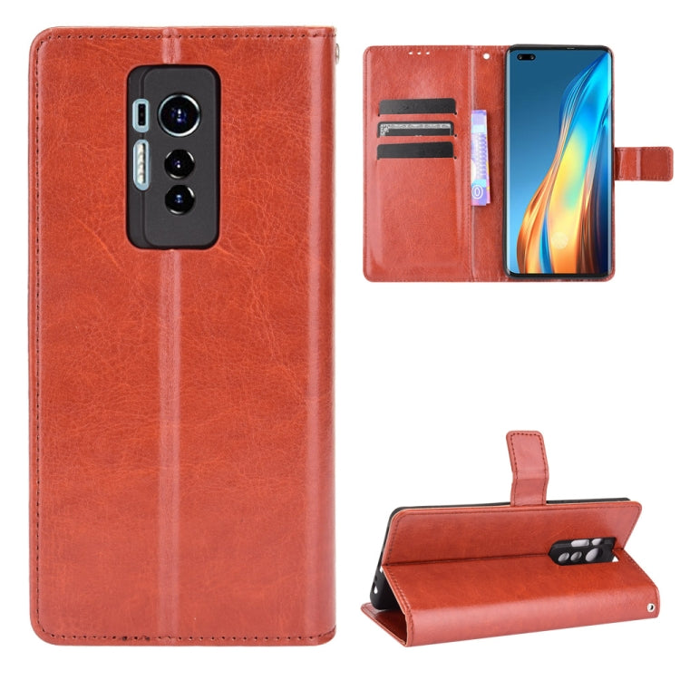 Crazy Horse Texture Horizontal Flip Leather Case with Holder & Card Slots & Lanyard, For Tecno Phantom X, For Tecno Pova 2, For UMIDIGI Bison Pro, For ZTE Axon 30 5G