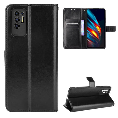 Crazy Horse Texture Horizontal Flip Leather Case with Holder & Card Slots & Lanyard, For Tecno Phantom X, For Tecno Pova 2, For UMIDIGI Bison Pro, For ZTE Axon 30 5G