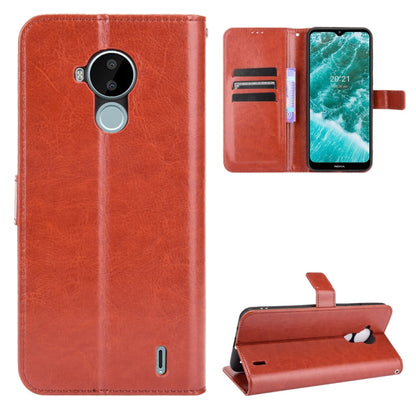 Crazy Horse Texture Horizontal Flip Leather Case with Holder & Card Slots & Lanyard, For Google Pixel 5a 5G, For Xiaomi Redmi 10, For Nokia C30, For Samsung Galaxy M21 2021, For Sony Xperia 10 III, For Xiaomi Mi Mix 4