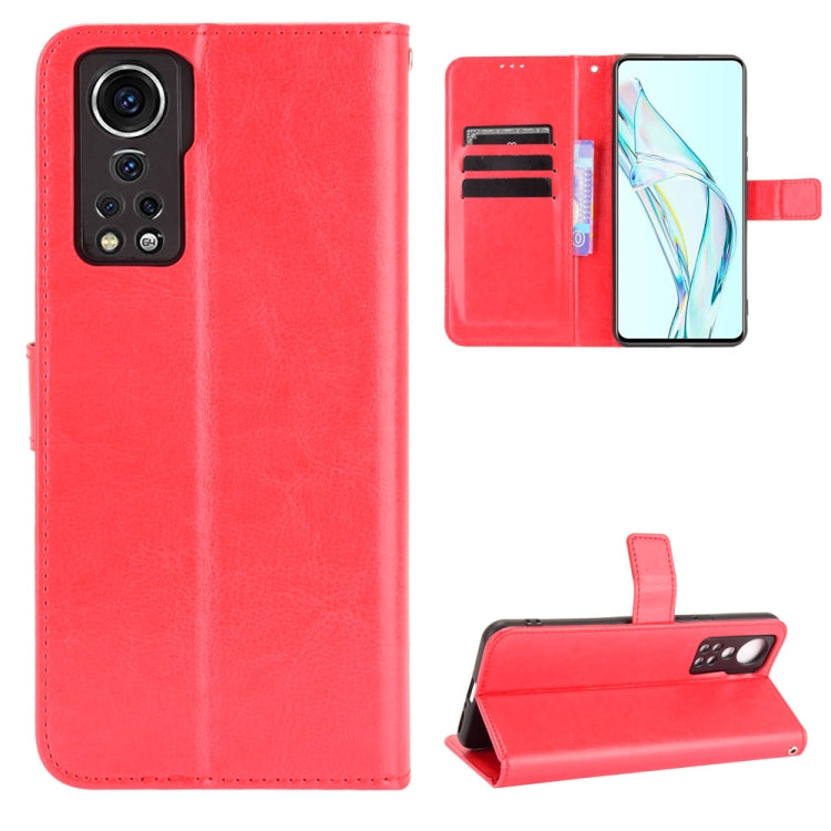 Crazy Horse Texture Horizontal Flip Leather Case with Holder & Card Slots & Lanyard, For Tecno Phantom X, For Tecno Pova 2, For UMIDIGI Bison Pro, For ZTE Axon 30 5G