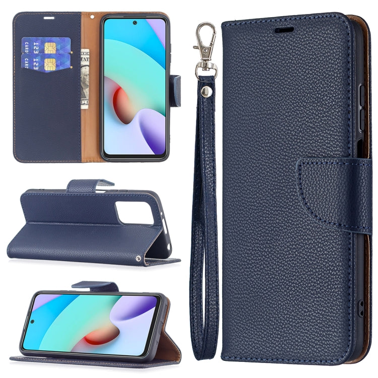 Litchi Texture Pure Color Horizontal Flip PU Leather Case with Holder & Card Slots & Wallet & Lanyard, For Xiaomi Redmi 10