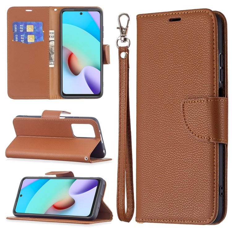 Litchi Texture Pure Color Horizontal Flip PU Leather Case with Holder & Card Slots & Wallet & Lanyard, For Xiaomi Redmi 10