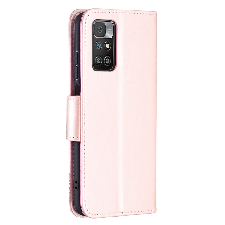 Two Butterflies Embossing Pattern Horizontal Flip Leather Case with Holder & Card Slot & Wallet & Lanyard, For Xiaomi Redmi 10