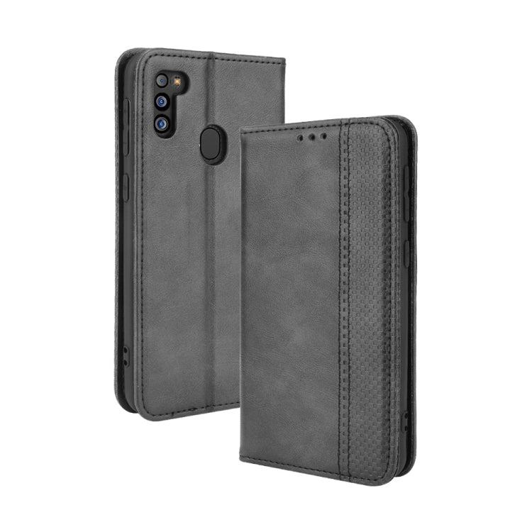 Magnetic Buckle Retro Pattern Horizontal Flip Leather Case with Holder & Card Slot & Wallet, For OPPO Realme GT Master, For Tecno Phantom X, For Google Pixel 5a 5G, For Samsung Galaxy M21 2021, For Samsung Galaxy Z Fold3 5G, For Sony Xperia 10 III