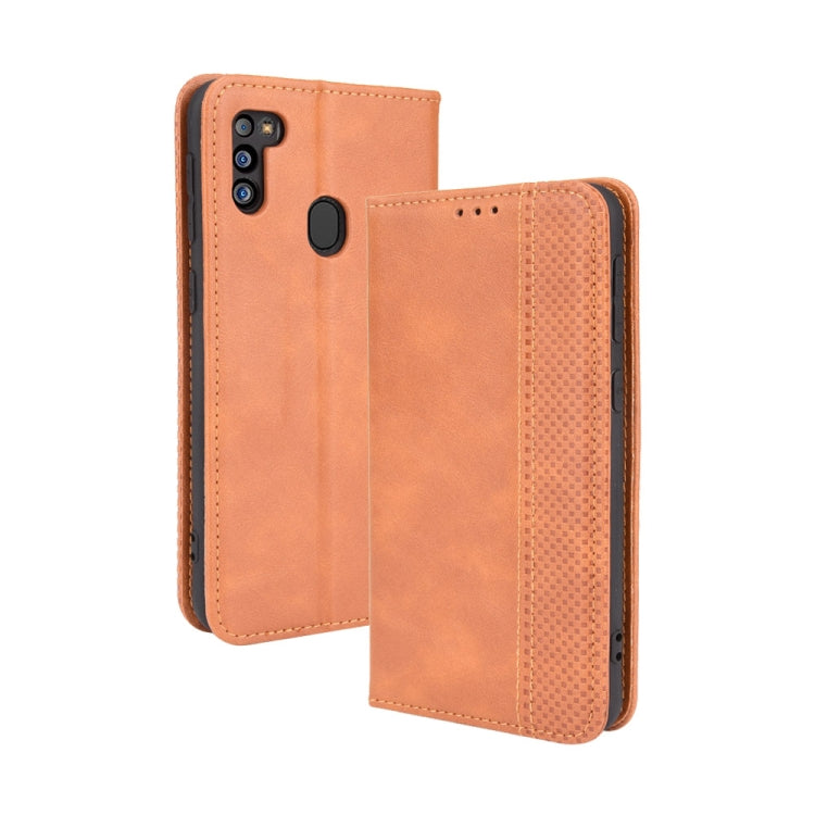Magnetic Buckle Retro Pattern Horizontal Flip Leather Case with Holder & Card Slot & Wallet, For OPPO Realme GT Master, For Tecno Phantom X, For Google Pixel 5a 5G, For Samsung Galaxy M21 2021, For Samsung Galaxy Z Fold3 5G, For Sony Xperia 10 III