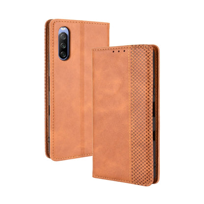 Magnetic Buckle Retro Pattern Horizontal Flip Leather Case with Holder & Card Slot & Wallet, For OPPO Realme GT Master, For Tecno Phantom X, For Google Pixel 5a 5G, For Samsung Galaxy M21 2021, For Samsung Galaxy Z Fold3 5G, For Sony Xperia 10 III