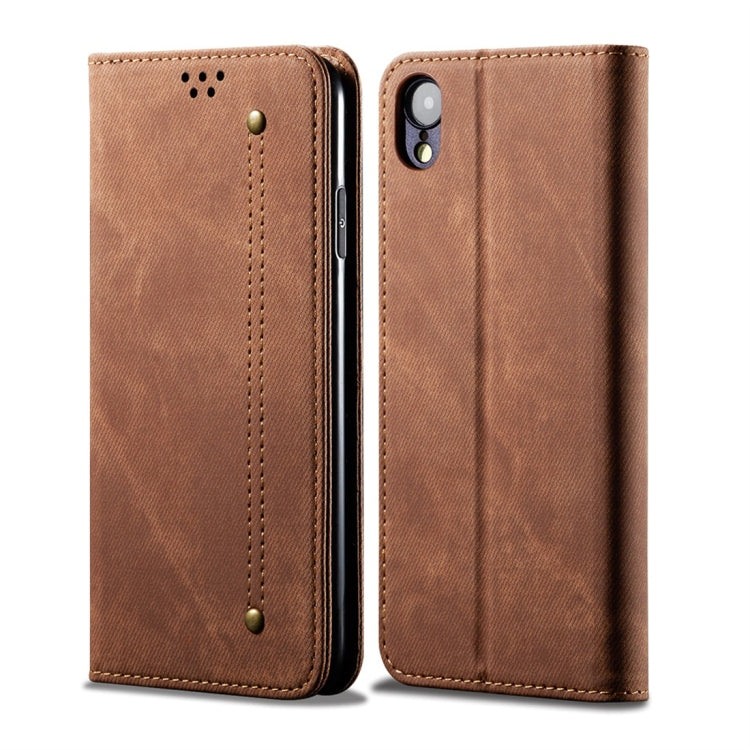 Denim Texture Casual Style Horizontal Flip Leather Case with Holder & Card Slots & Wallet, For Huawei Honor 20, For iPhone XR, For iPhone 6 / 6s, For iPhone 6 Plus / 6s Plus, For iPhone SE 2022 / SE 2020 / 8 / 7, For iPhone 7 Plus / 8 Plus