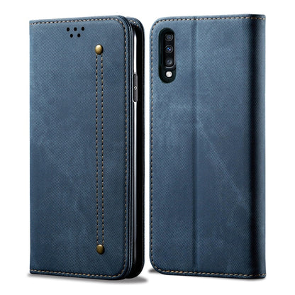 Denim Texture Casual Style Horizontal Flip Leather Case with Holder & Card Slots & Wallet, For Galaxy A70, For Galaxy M30s, For Galaxy A20s, For Galaxy A50s / A50 / A30s, For Galaxy S10 5G, For Galaxy S10