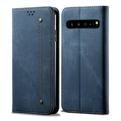 Denim Texture Casual Style Horizontal Flip Leather Case with Holder & Card Slots & Wallet, For Galaxy A70, For Galaxy M30s, For Galaxy A20s, For Galaxy A50s / A50 / A30s, For Galaxy S10 5G, For Galaxy S10