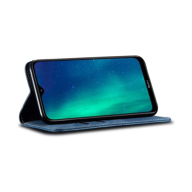 Denim Texture Casual Style Horizontal Flip Leather Case with Holder & Card Slots & Wallet, For Xiaomi Redmi 8A, For Galaxy A10s