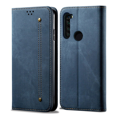 Denim Texture Casual Style Horizontal Flip Leather Case with Holder & Card Slots & Wallet, For Galaxy S10e, For Galaxy S10+, For Xiaomi Redmi Note 8 Pro, For Xiaomi Redmi Note 8, For Xiaomi Mi 9 Pro, For OnePlus 7T