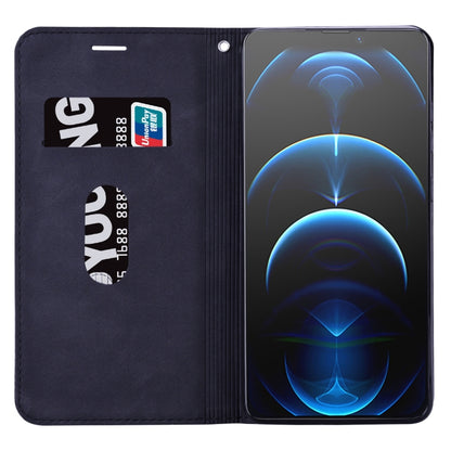 Frosted Business Magnetic Horizontal Flip PU Leather Case with Holder & Card Slot & Lanyard, For iPhone 13 mini, For iPhone 13, For iPhone 13 Pro, For iPhone 13 Pro Max, For Xiaomi Redmi 10