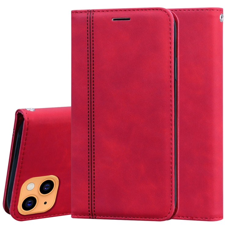Frosted Business Magnetic Horizontal Flip PU Leather Case with Holder & Card Slot & Lanyard, For iPhone 13 mini, For iPhone 13, For iPhone 13 Pro, For iPhone 13 Pro Max, For Xiaomi Redmi 10