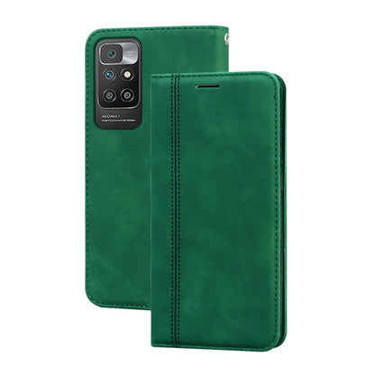 Frosted Business Magnetic Horizontal Flip PU Leather Case with Holder & Card Slot & Lanyard, For iPhone 13 mini, For iPhone 13, For iPhone 13 Pro, For iPhone 13 Pro Max, For Xiaomi Redmi 10