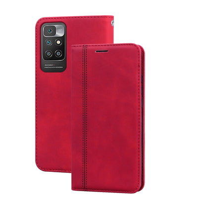 Frosted Business Magnetic Horizontal Flip PU Leather Case with Holder & Card Slot & Lanyard, For iPhone 13 mini, For iPhone 13, For iPhone 13 Pro, For iPhone 13 Pro Max, For Xiaomi Redmi 10