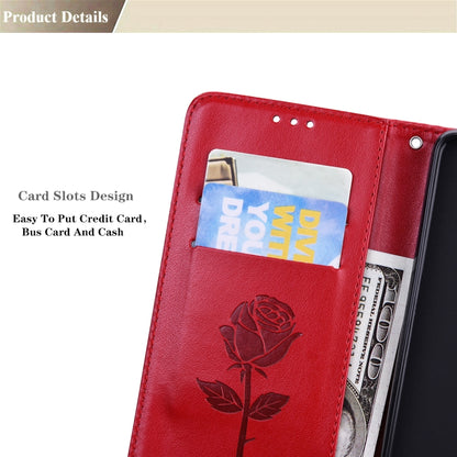 Rose Embossed Horizontal Flip PU Leather Case with Holder & Card Slots & Wallet, For Xiaomi Redmi 10