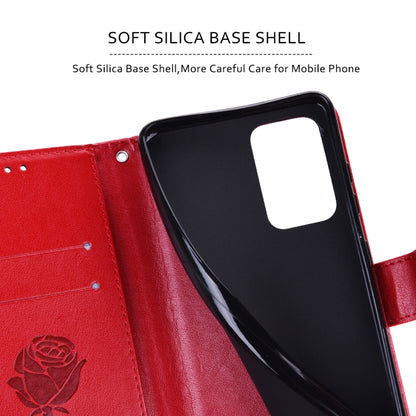 Rose Embossed Horizontal Flip PU Leather Case with Holder & Card Slots & Wallet, For Xiaomi Redmi 10