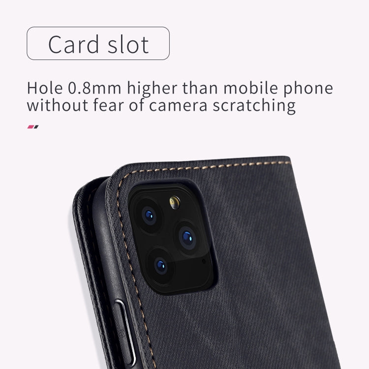 Denim Texture Casual Style Horizontal Flip Leather Case with Holder & Card Slots & Wallet, For Xiaomi 11T Pro