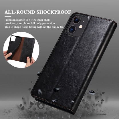 Simple Wax Crazy Horse Texture Horizontal Flip Leather Case with Card Slots & Holder & Wallet, For Xiaomi 11T Pro