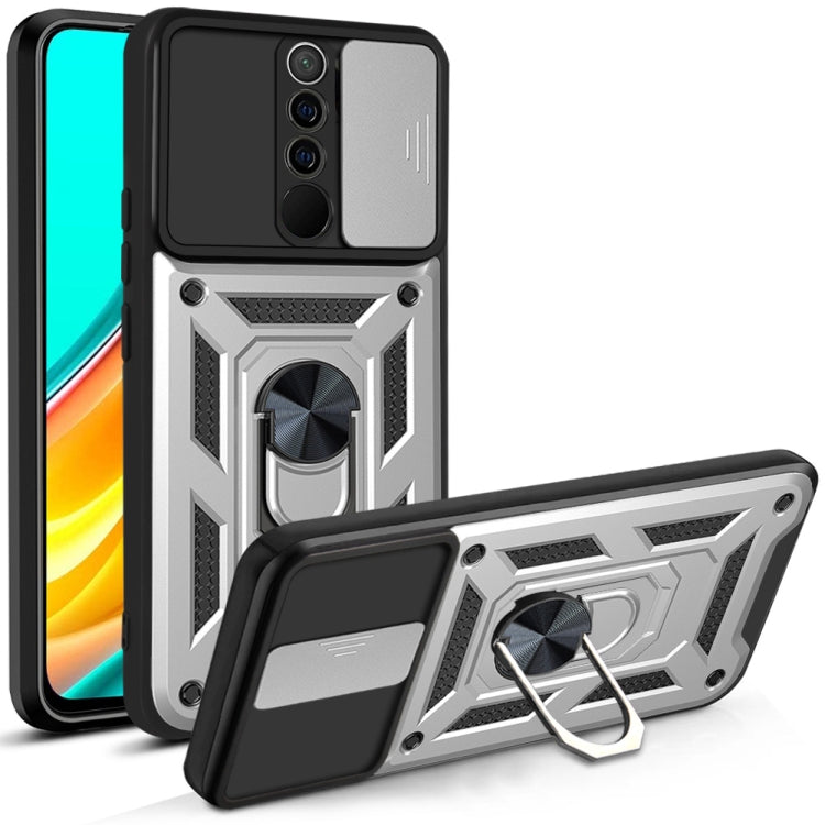 Sliding Camera Cover Design TPU+PC Protective Case, For Xiaomi Redmi 9, For Xiaomi Redmi 9A, For Xiaomi Redmi Note 9S