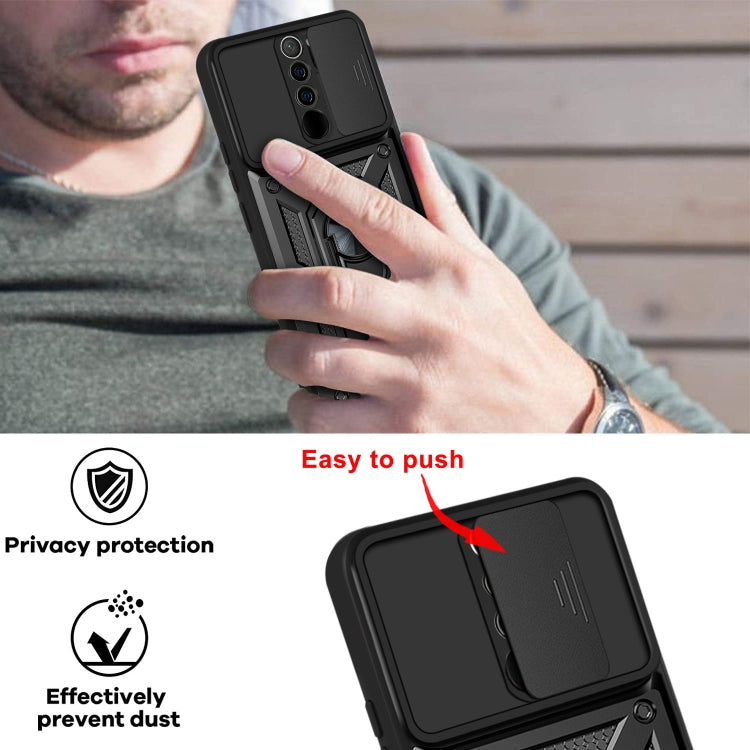 Sliding Camera Cover Design TPU+PC Protective Case, For Xiaomi Redmi 9, For Xiaomi Redmi 9A, For Xiaomi Redmi Note 9S