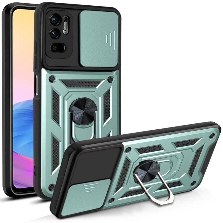Sliding Camera Cover Design TPU+PC Protective Case, For Xiaomi Redmi Note 10 5G