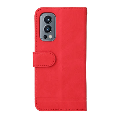 Skin Feel Life Tree Metal Button Horizontal Flip Leather Case with Holder & Card Slot & Wallet & Photo Frame & Strap, For OnePlus Nord 2 5G, For OnePlus Nord CE 5G, For OPPO Realme 7 5G / V5 5G, For Xiaomi Redmi 10